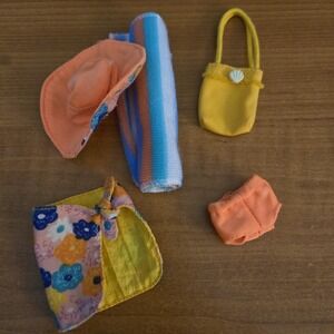 Only Hearts Club Ready to Wear Orange Swimwear Swim Bathers Towel Outfit